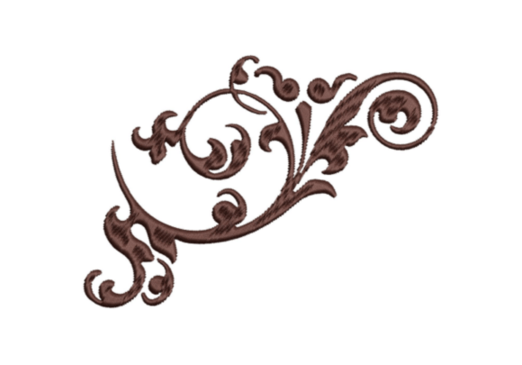 Elegant Ornament Embroidery Design
