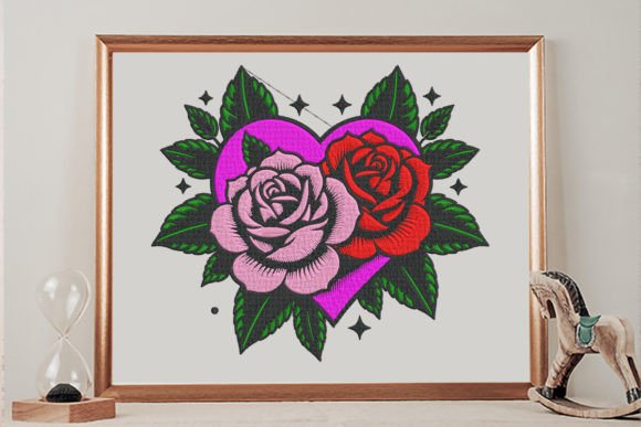 Pink Roses: A Charming Embroidery Design for Meaningful Gifts