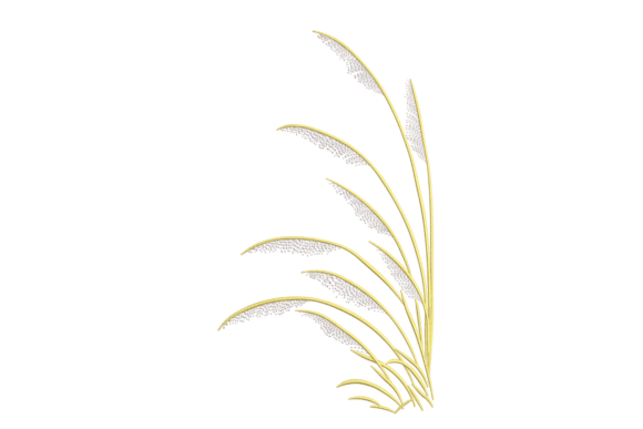 Wild Grass Bunch: A Thoughtful Embroidery Design for Meaningful Gifts